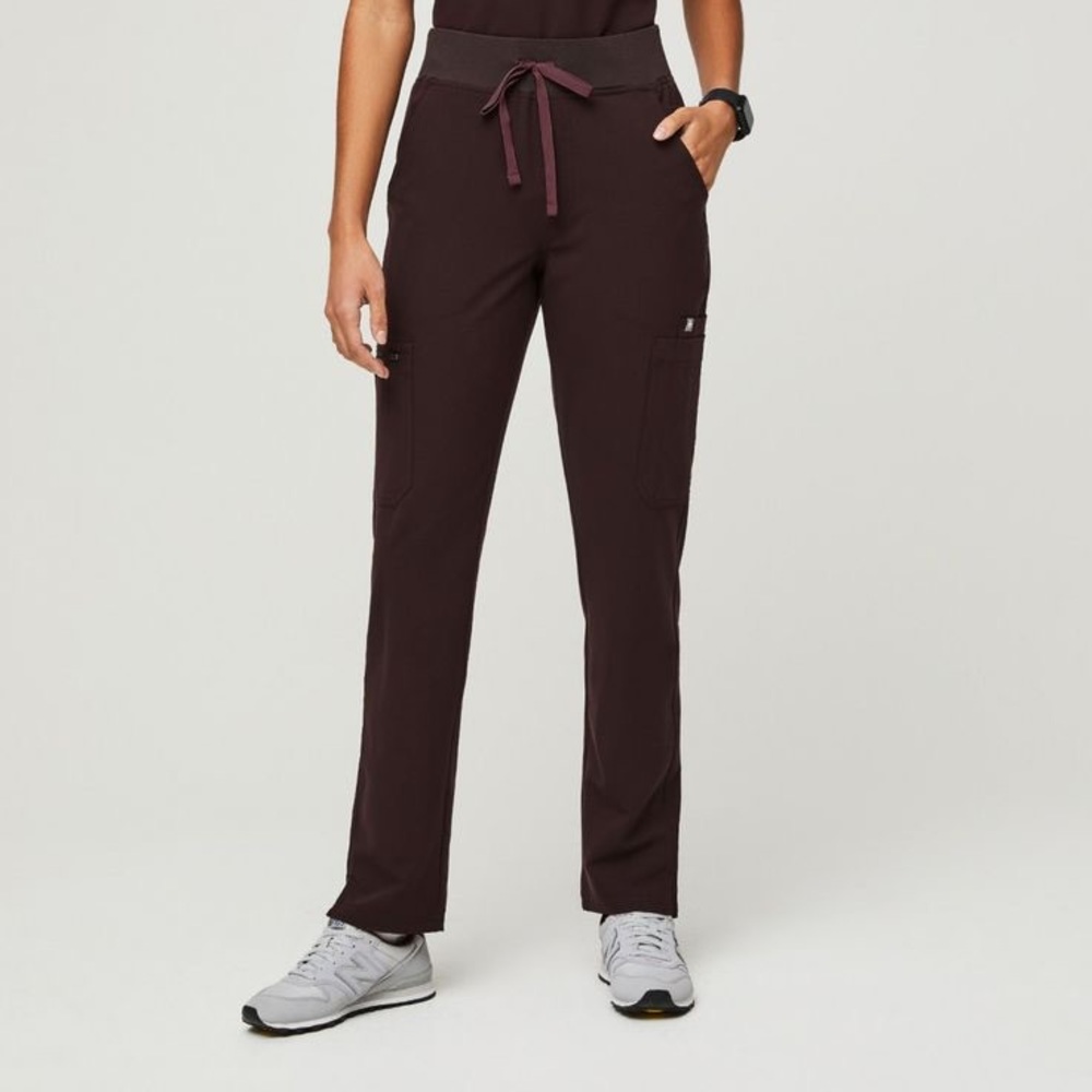 FIGS High Waisted Yola XXS Petite - ESPRESSO